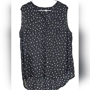 Torrid Georgette Tank Skulls Diamonds Stars Print Size 1